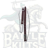 Jacobite Kilt Sporran – Brown Leather Highland Pouch with Drawstring by BattleOfKilts